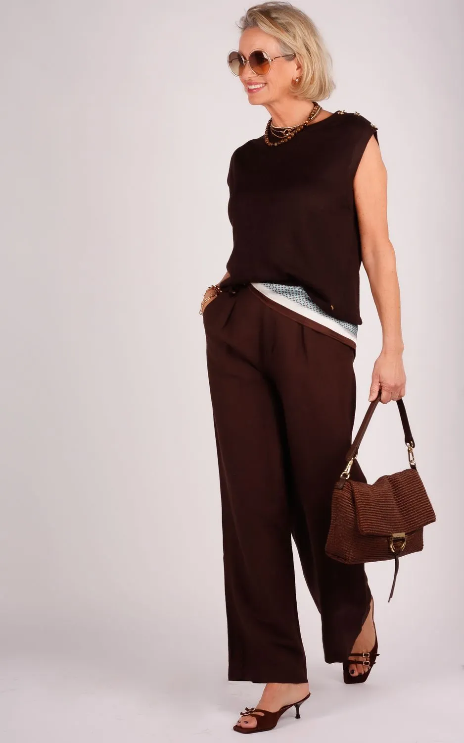 des-petit-hauts-espiza-bruin-9 Des petit Hauts Des Petits Hauts linnen broek Espiza bruin