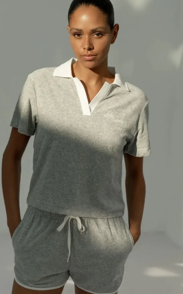 The Lola Club Teddy tee gray