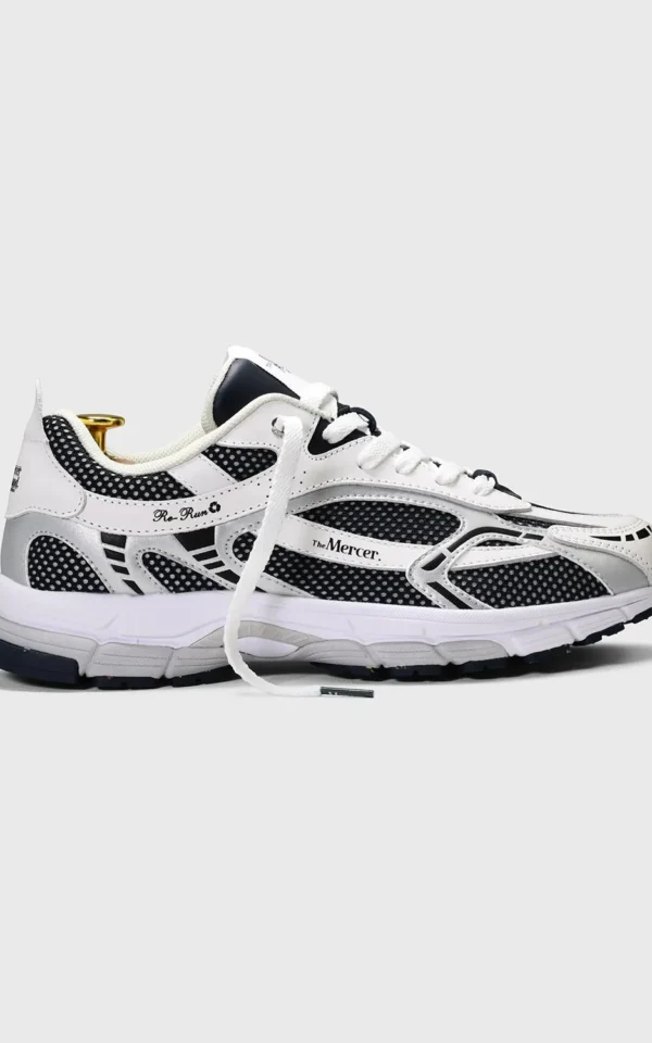 The Mercer Brand The Mercer brand The re-run white/silver navy
