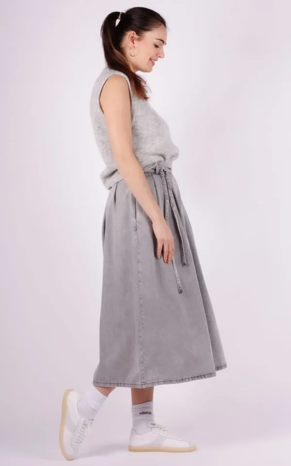 Withblack With Black maxi denim skirt Penelope