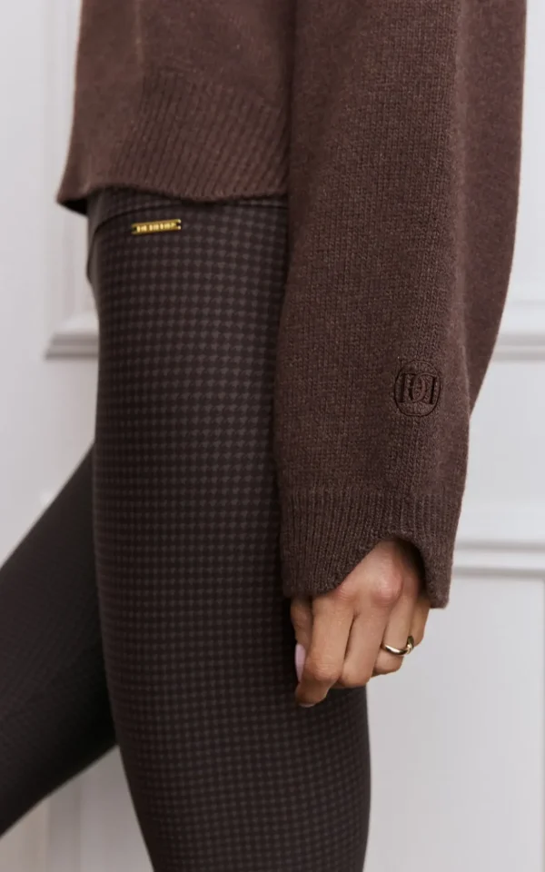 Deblon Sports Deblon legging high houndstooth