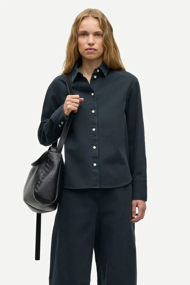 Samsoe Samsoe Samsøe Samsøe blouse SABROOK blauw