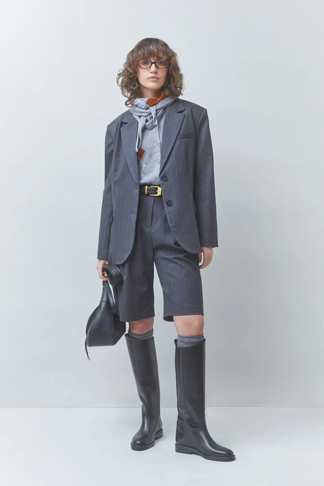 suncoo-bill-grijs Suncoo grey bermuda shorts