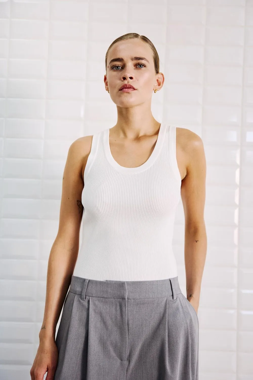 withblack-lewis-white WithBlack With Black tanktop Lewis
