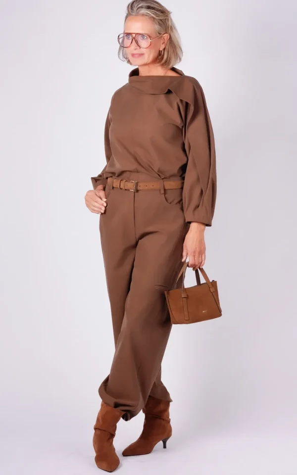 Abro Abro suede tas khaki