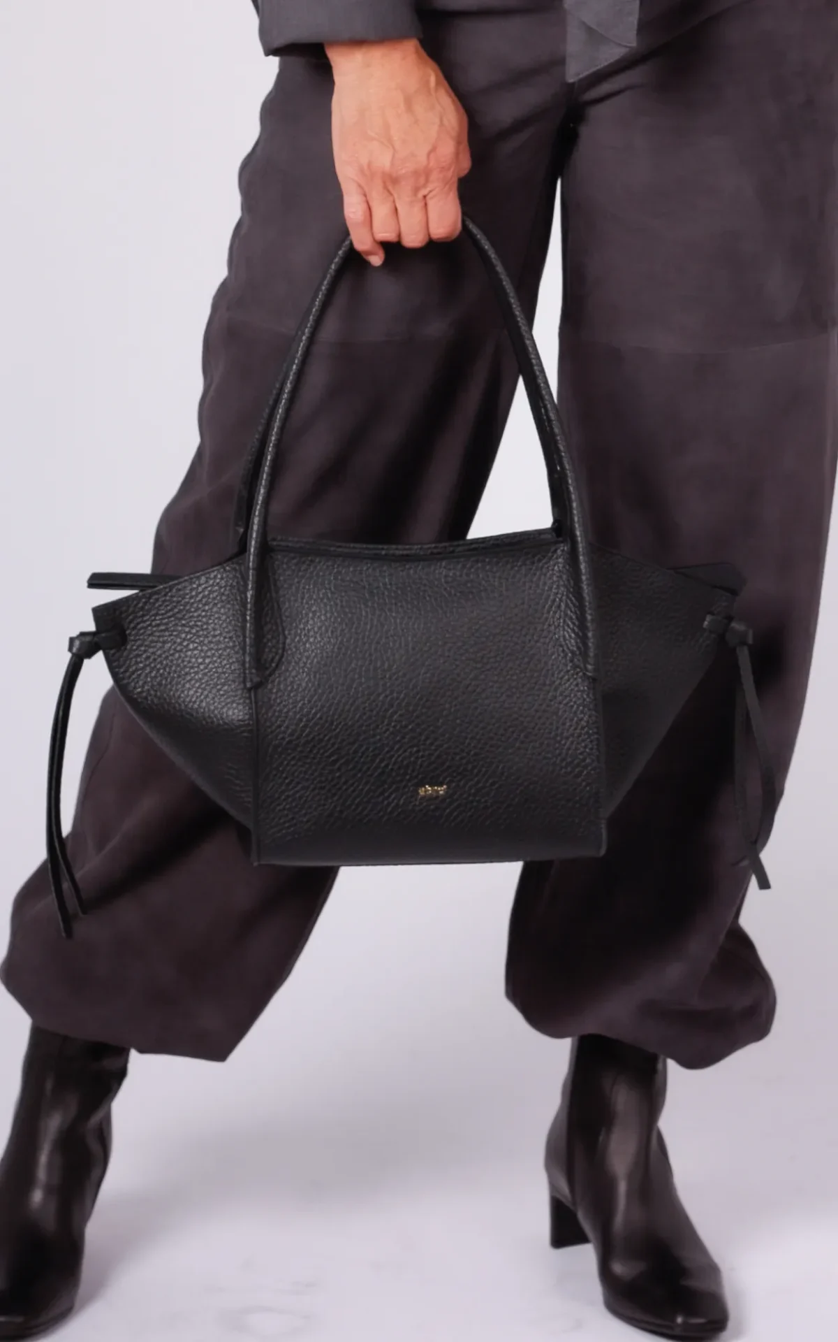 abro-032334-23-black Abro Abro leren tas 032334-23 zwart