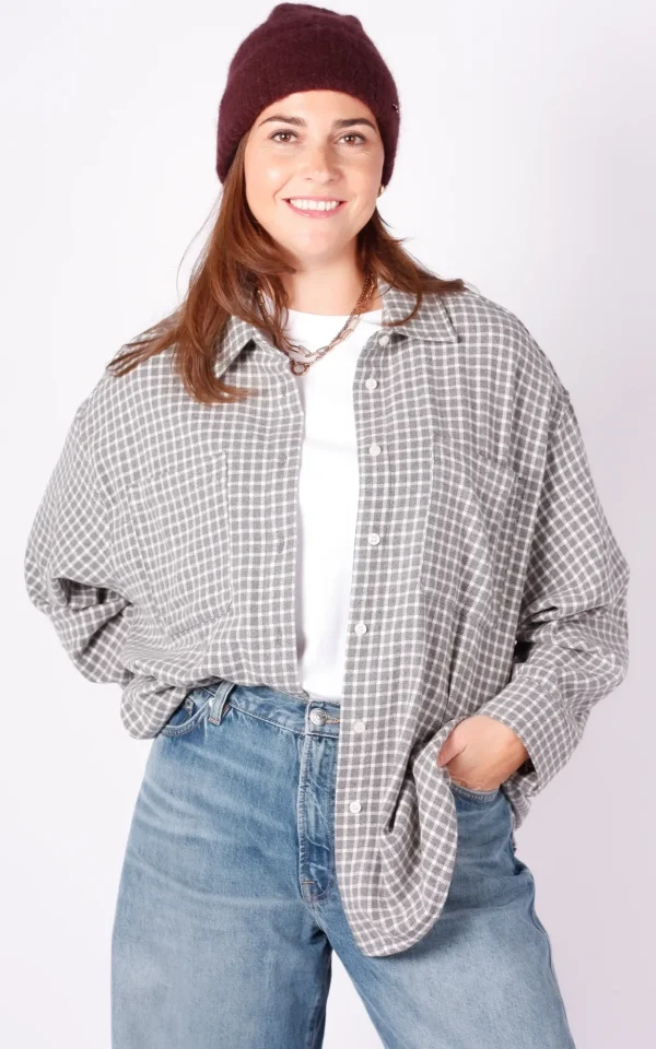 American Vintage American vintage blouse COL BOUTONNE