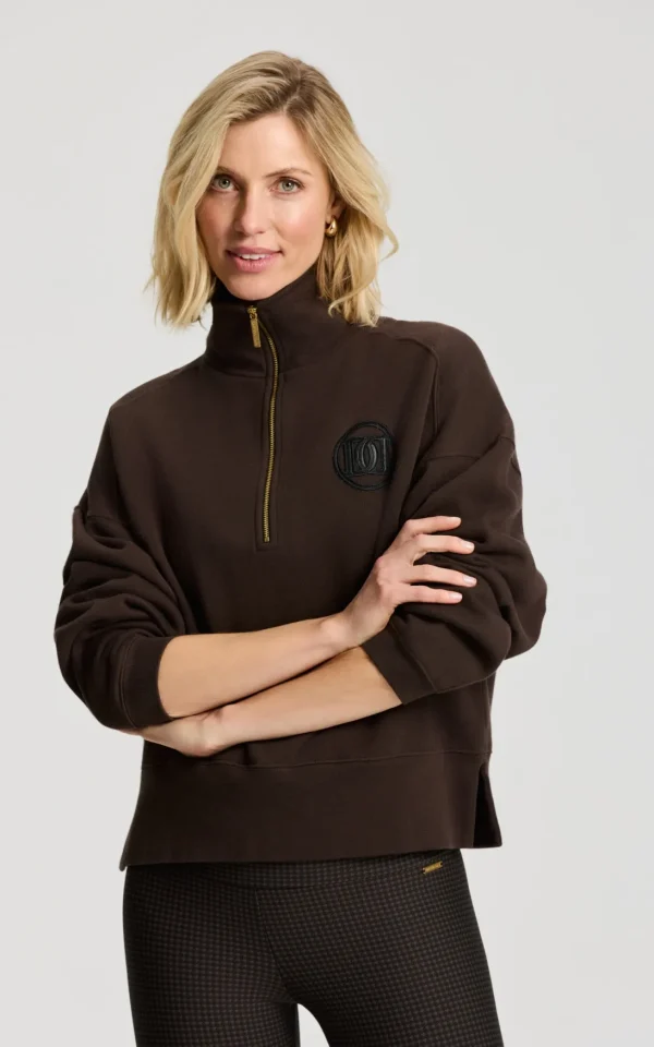 Deblon Sports Deblon sweater Nelle dusk brown