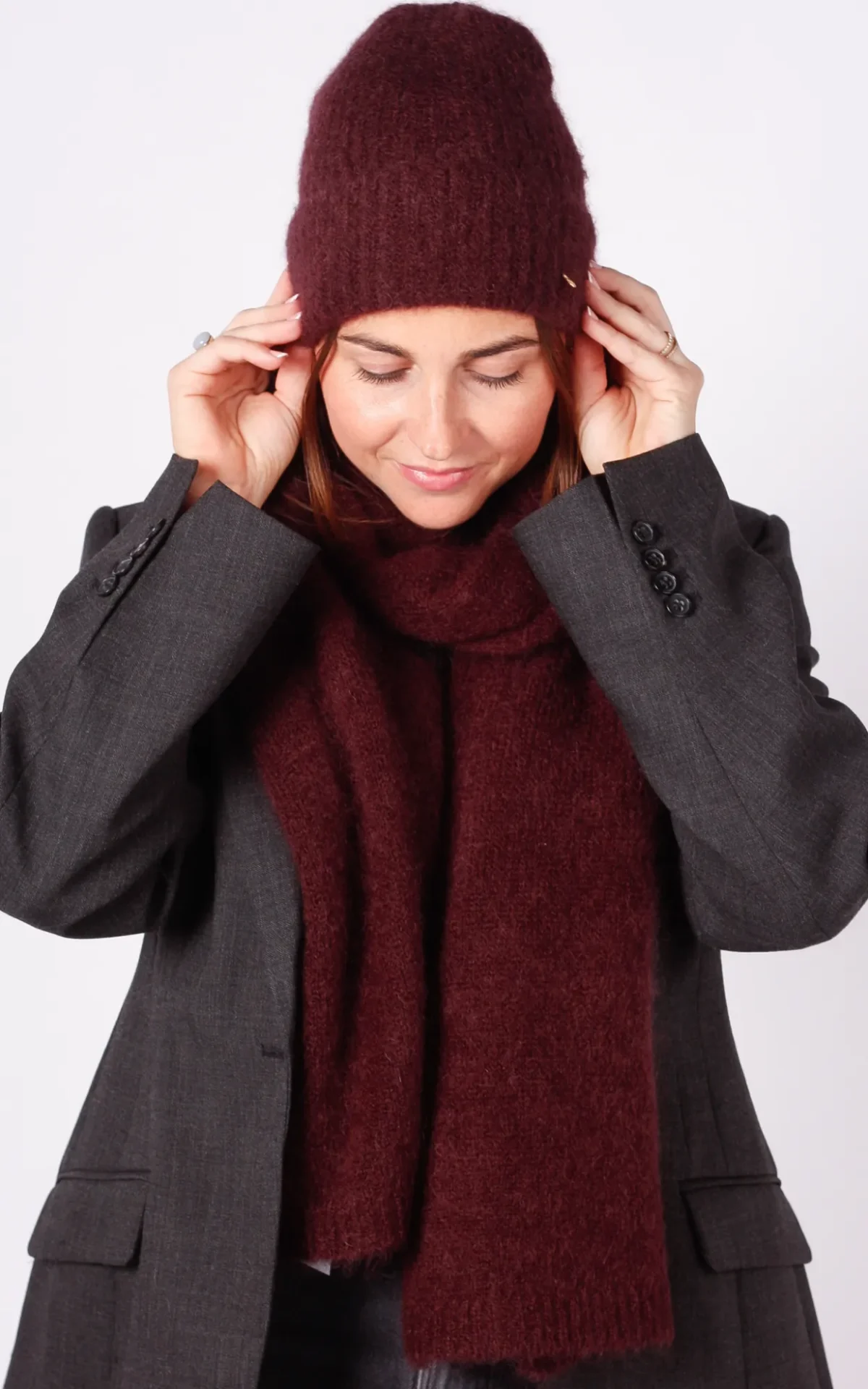 Des petit Hauts Des petit hauts beanie alan bordeaux