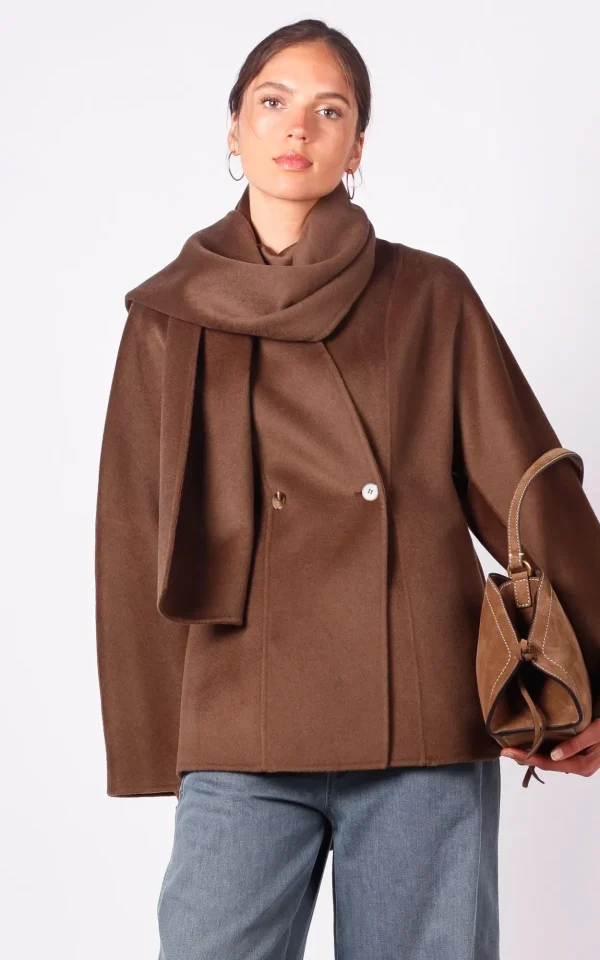 Oscar the Collection Oscar the Collection sjaal Colette bruin