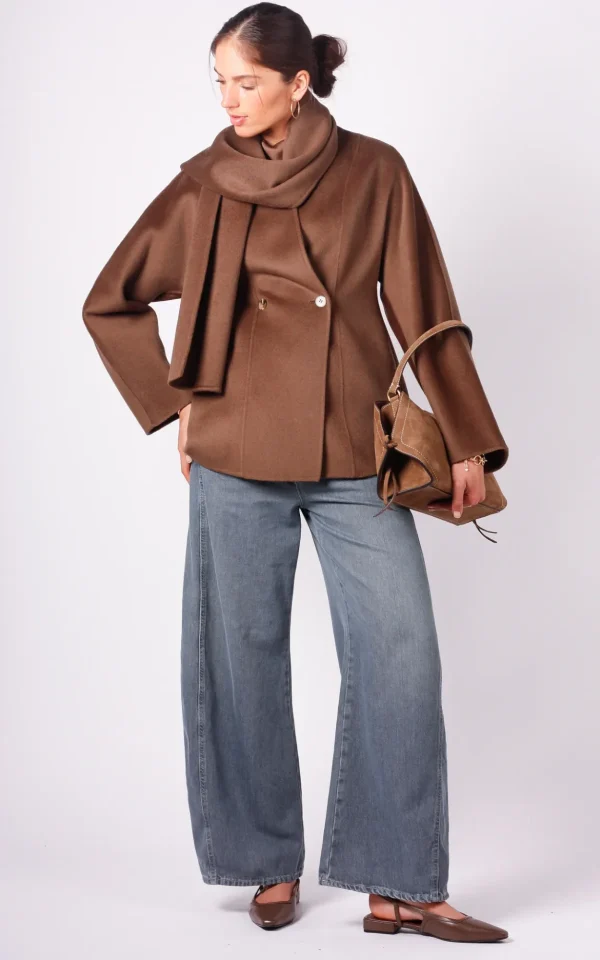 Oscar the Collection Oscar the Collection coat Vivienne bruin