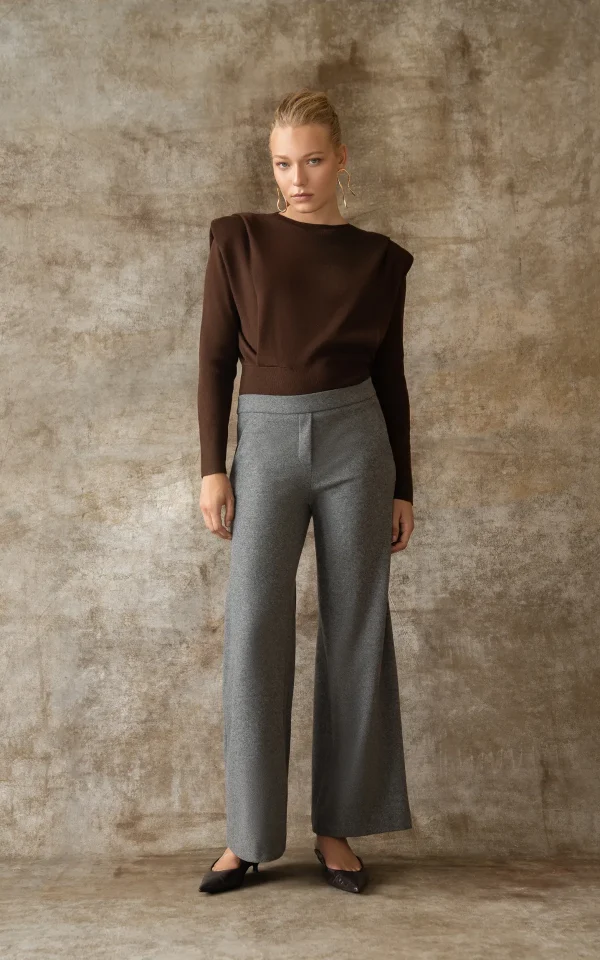 Seductive Naley gray trousers