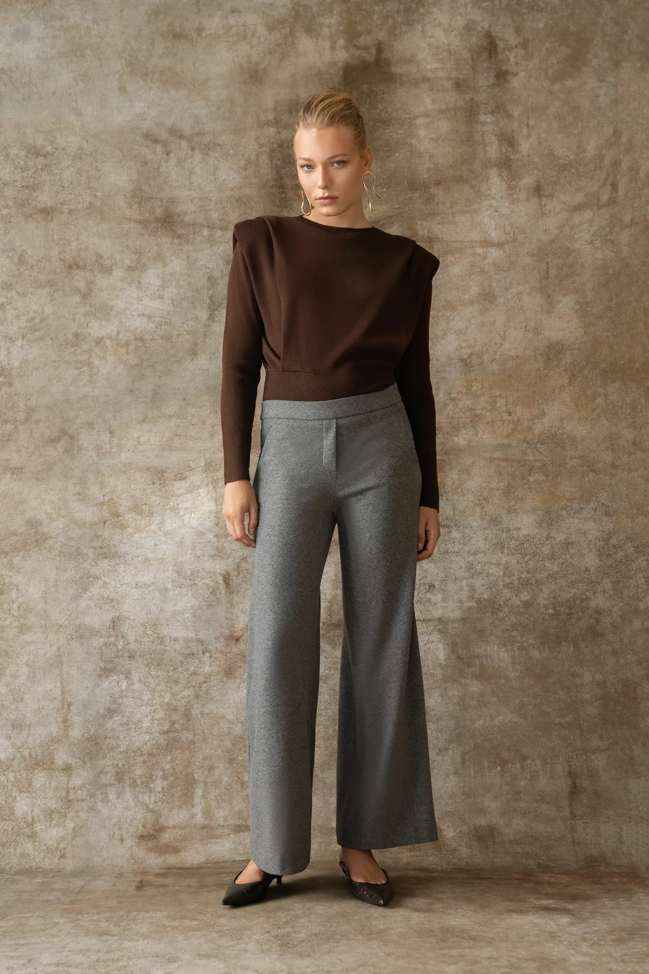 seductive-naley-grijs Seductive Naley gray trousers