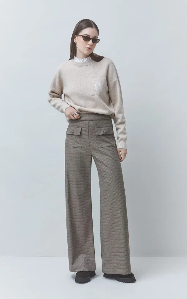 Suncoo Suncoo broek John bruin ruit