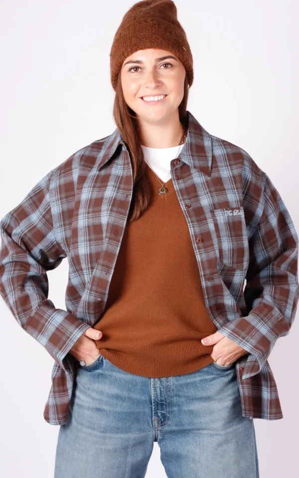 The Lola Club The Lola Club blouse Anne icey blue