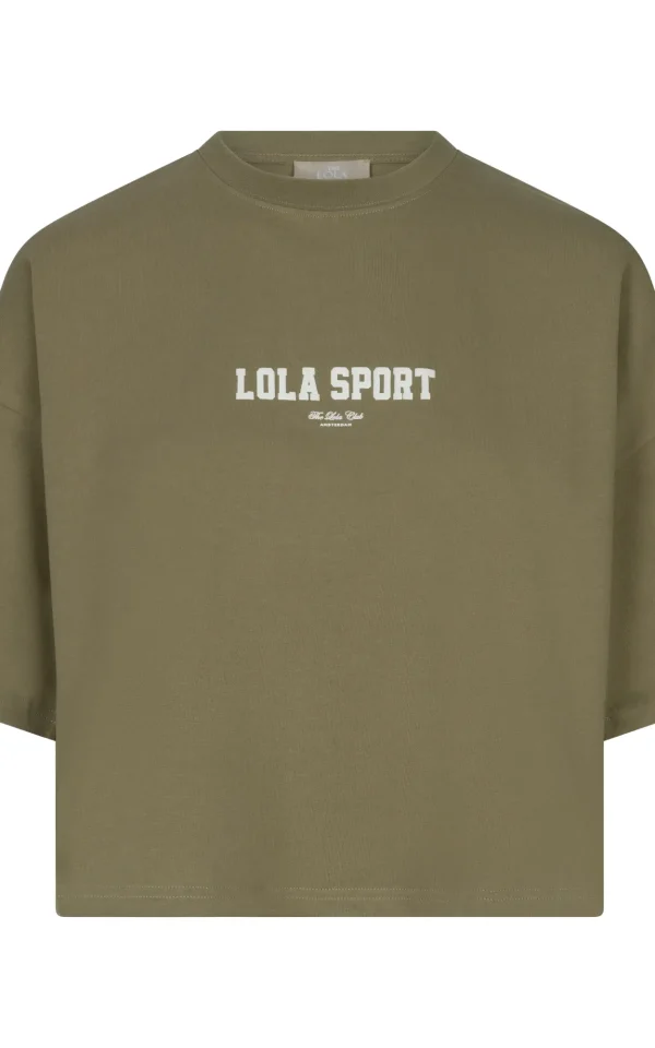 The Lola Club The Lola Club t-shirt Stella sage green