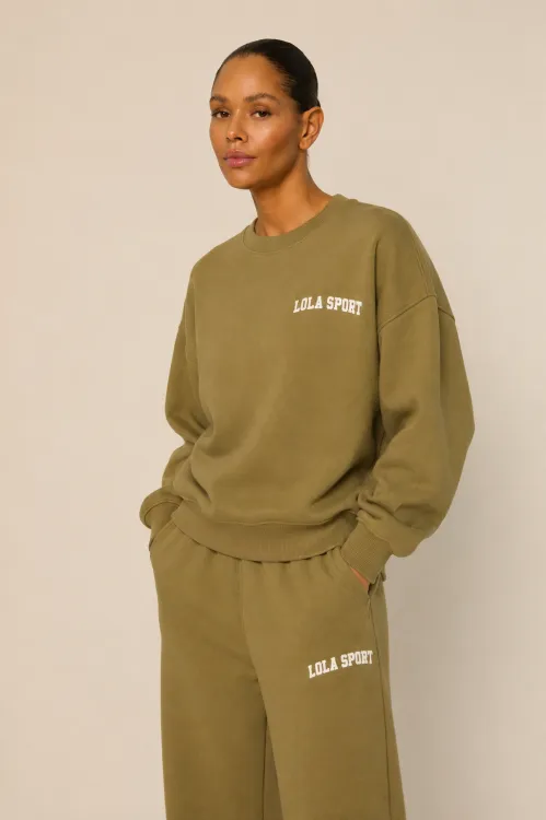 The Lola Club The Lola Club sweater Stella sage green