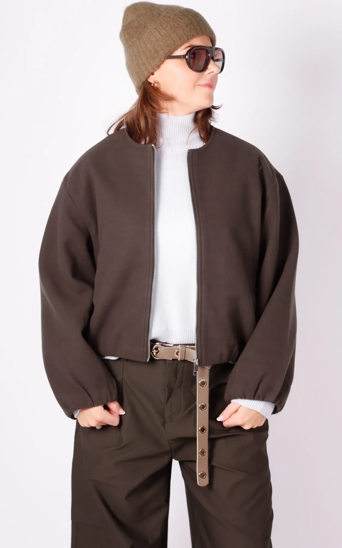 WithBlack With black bomber vest kennedy