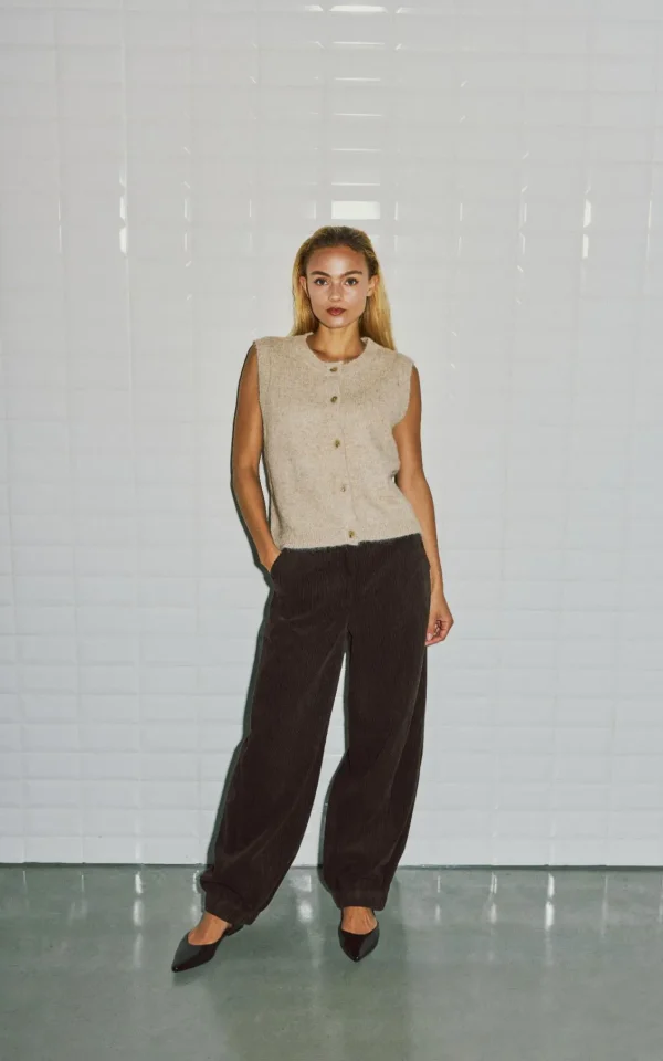WithBlack With Black broek Belini chocolate
