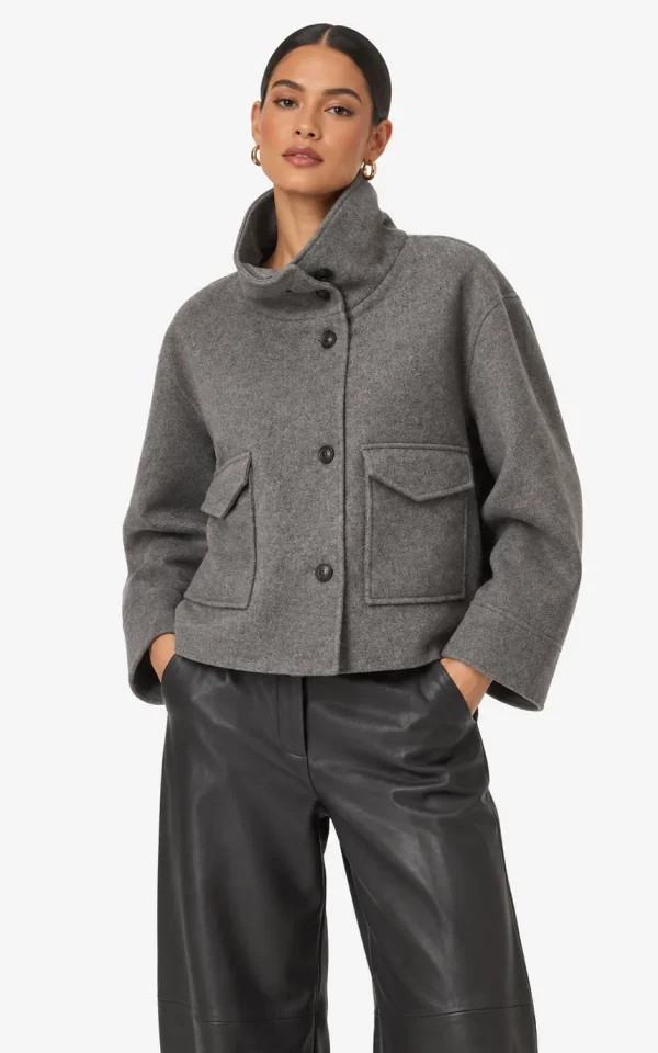 Closed Closed wool jacket dark grey