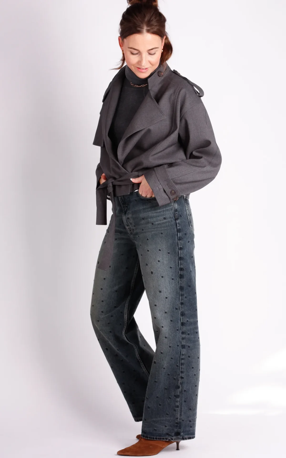 Samsoe Samsoe Samsøe Samsøe jeans sashelly deco mud wash